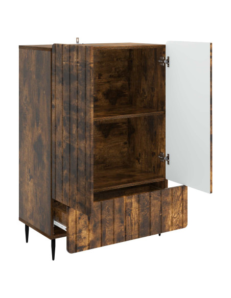Credenza Rovere Fumo 66 x 34,5 x 97 cm Legno ingegnerizzato