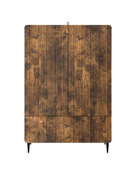 Credenza Rovere Fumo 66 x 34,5 x 97 cm Legno ingegnerizzato
