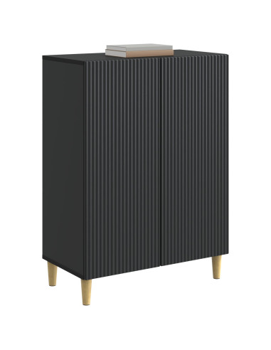 Credenza Nero 66 x 34,5 x 90 cm Legno ingegnerizzato