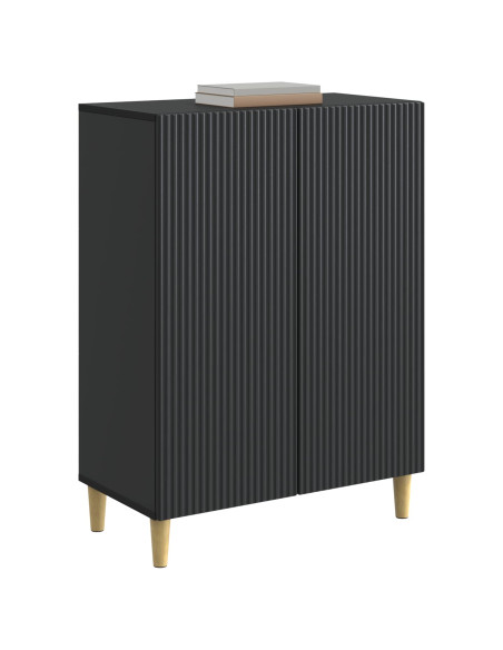 Credenza Nero 66 x 34,5 x 90 cm Legno ingegnerizzato