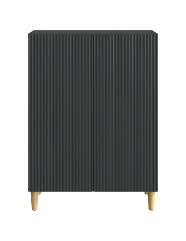 Credenza Nero 66 x 34,5 x 90 cm Legno ingegnerizzato