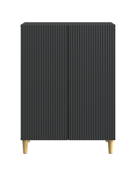 Credenza Nero 66 x 34,5 x 90 cm Legno ingegnerizzato