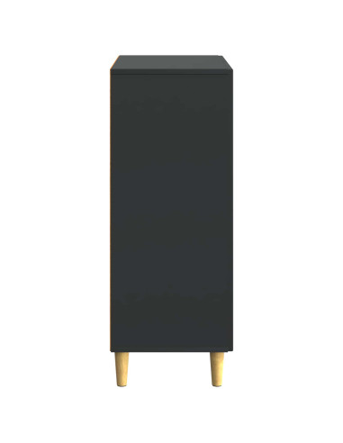Credenza Nero 66 x 34,5 x 90 cm Legno ingegnerizzato