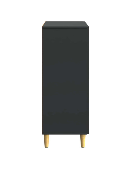 Credenza Nero 66 x 34,5 x 90 cm Legno ingegnerizzato