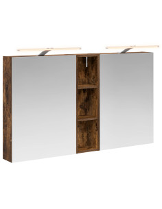 Set di Armadi da Bagno con lo scaffale 3 pcs 120 x 14,5 x 70 cm 2