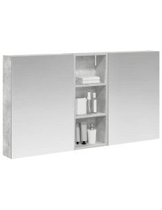 Set di Armadi da Bagno con lo scaffale 3 pcs 130 x 14,5 x 70 cm 2