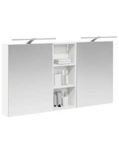 Set di Armadi da Bagno con lo scaffale 3 pcs 130 x 14,5 x 70 cm 2