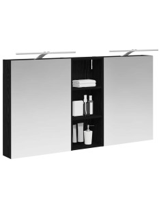 Set di Armadi da Bagno con lo scaffale 3 pcs 130 x 14,5 x 70 cm 2