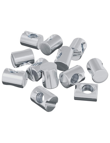 Dadi a tamburo 3462 pcs Argento M6 x 13 mm Metallo