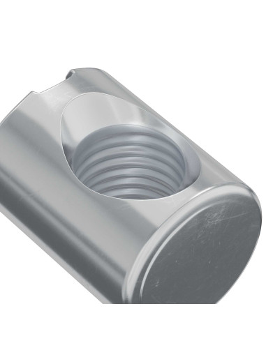Dadi a tamburo 3462 pcs Argento M6 x 13 mm Metallo