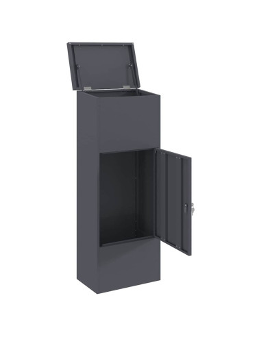 Cassetta per pacchi Antracite 44,5 x 29 x 110,5 cm Acciaio