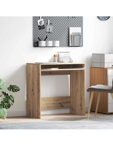 Scrivania con cassetto Rovere artigianale 77.5 x 43 x 79 cm