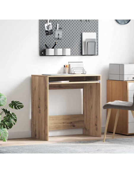 Scrivania con cassetto Rovere artigianale 77.5 x 43 x 79 cm
