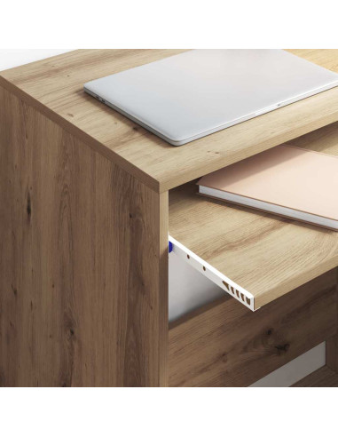 Scrivania con cassetto Rovere artigianale 77.5 x 43 x 79 cm