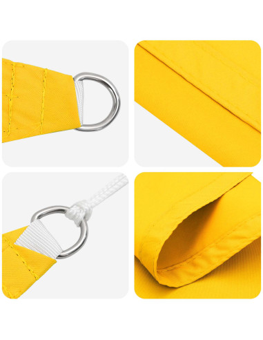 Vela da ombra solare Giallo 6 x 2 m 100% Poliestere Oxford