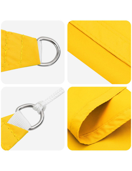 Vela da ombra solare Giallo 6 x 2,5 m 100% Poliestere Oxford