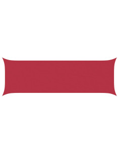 Vela da ombra solare Rosso 6 x 2 m 100% Poliestere Oxford 2