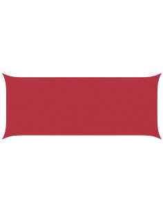 Vela da ombra solare Rosso 6 x 2,5 m 100% Poliestere Oxford 2