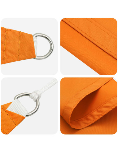 Vela da ombra solare Arancione 6 x 2,5 m 100% Poliestere Oxford