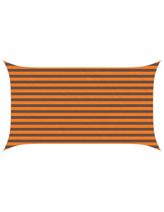 Vela da ombra solare Arancione e Marrone 3,5 x 2 m 2