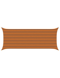 Vela da ombra solare Arancione e Marrone 5 x 2 m 2