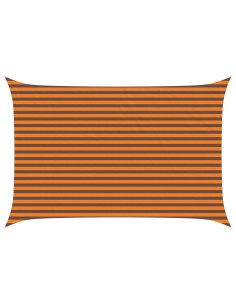 Vela da ombra solare Arancione e Marrone 4,5 × 3 m 2