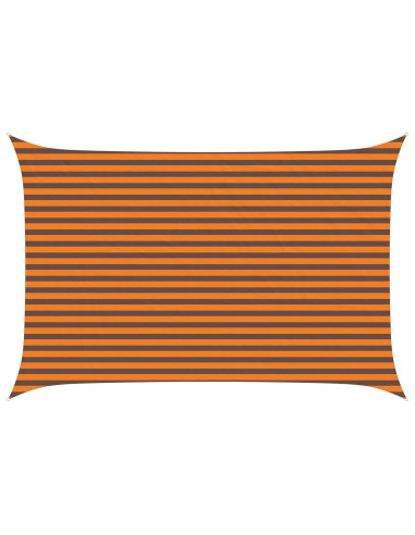 Vela da ombra solare Arancione e Marrone 4,5 × 3 m