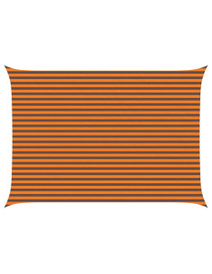 Vela da ombra solare Arancione e Marrone 5 × 3,5 m 2