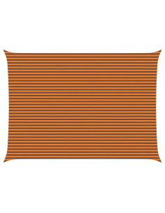 Vela da ombra solare Arancione e Marrone 7 x 5 m 2
