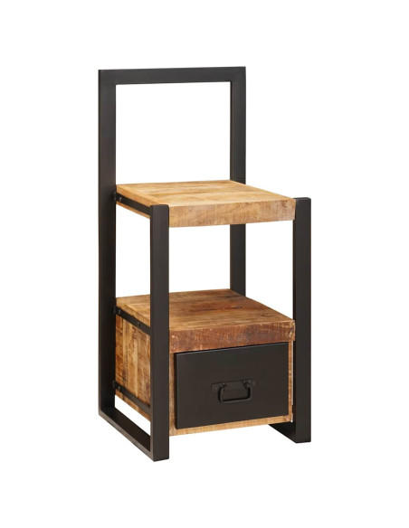 Appendiabiti Marrone 40 x 40 x 90 cm Legno di mango massello