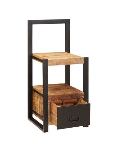 Appendiabiti Marrone 40 x 40 x 90 cm Legno di mango massello