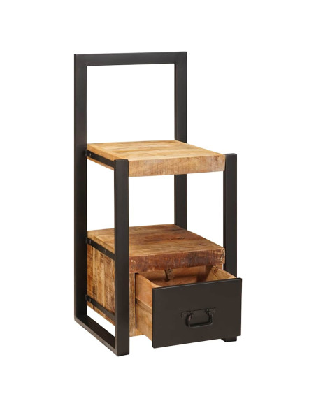 Appendiabiti Marrone 40 x 40 x 90 cm Legno di mango massello