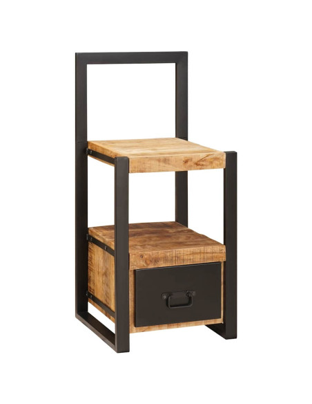 Appendiabiti Marrone 40 x 40 x 90 cm Legno di mango massello