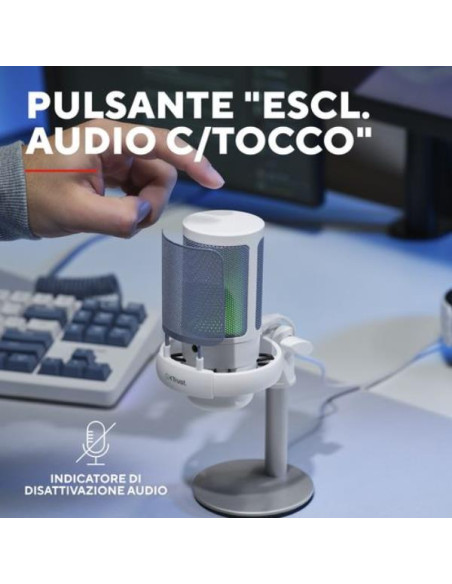 GXT238W AURON USB MICROPHONE WHT