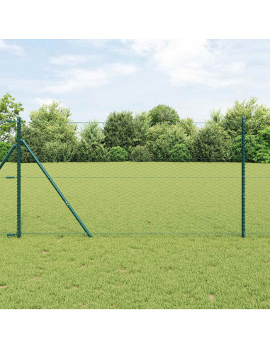 Recinzione Esagonale Verde 1,2 x 10 m PVC