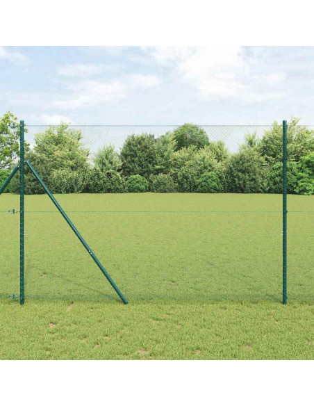 Recinzione Esagonale Verde 1,6 x 10 m PVC