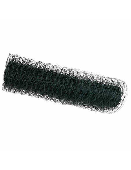 Recinzione Esagonale Verde 0,5 x 10 m PVC