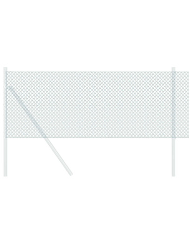 Recinzione Esagonale Verde 0,6 x 10 m PVC