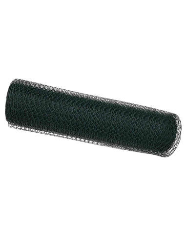 Recinzione Esagonale Verde 0,6 x 10 m PVC