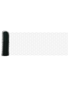 Recinzione Esagonale Verde 0,8 x 10 m PVC 2