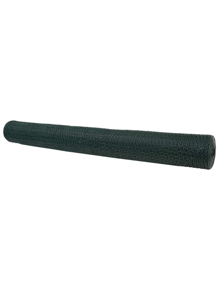 Recinzione Esagonale Verde 1 x 10 m PVC