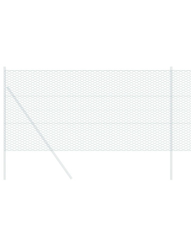 Recinzione Esagonale Verde 1,2 x 10 m PVC