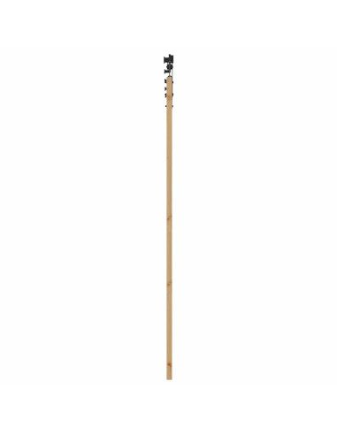 Porta scorrevole ORKDAL Naturale e Nero 73,5 x 211 cm