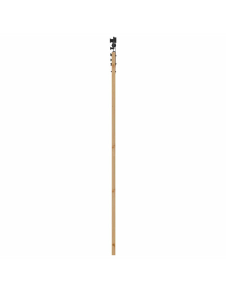 Porta scorrevole ORKDAL Naturale e Nero 73,5 x 211 cm