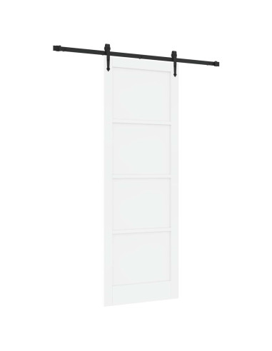 Porta scorrevole ORKDAL Bianco e Nero 83 x 232 cm