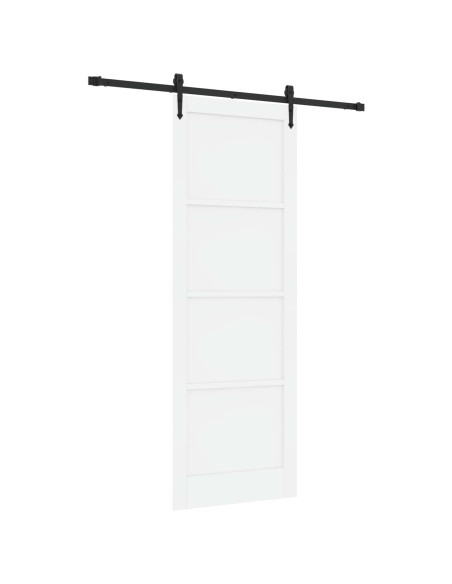 Porta scorrevole ORKDAL Bianco e Nero 83 x 232 cm