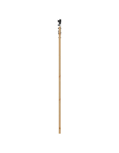 Porta scorrevole ORKDAL Naturale e Nero 86 x 211 cm
