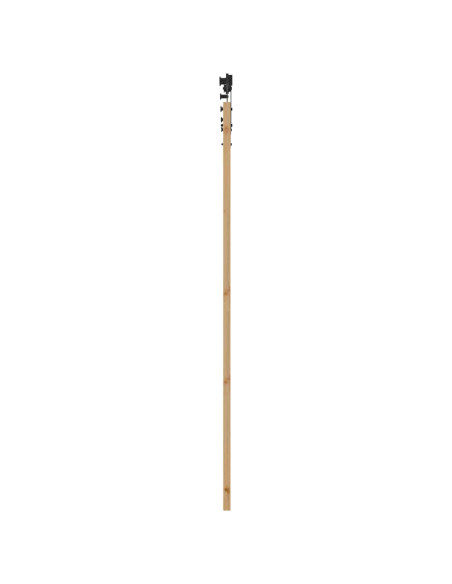 Porta scorrevole ORKDAL Naturale e Nero 86 x 211 cm