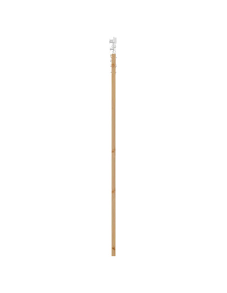 Porta scorrevole ORKDAL Naturale e Bianco 61 x 198,5 cm