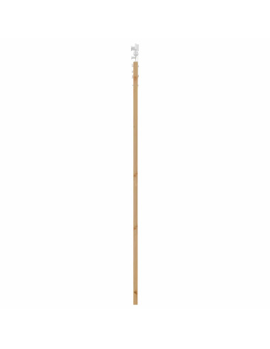 Porta scorrevole ORKDAL Naturale e Bianco 73,5 x 211 cm